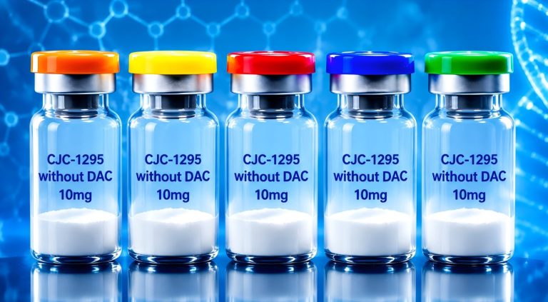 CJC-1295 without DAC modified ghrh(1-29) research peptide in laboratory research packaging