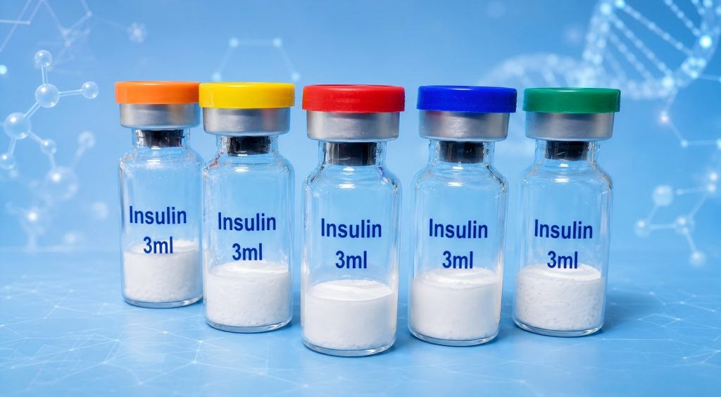 Insulin human insulin reference material in laboratory research packaging