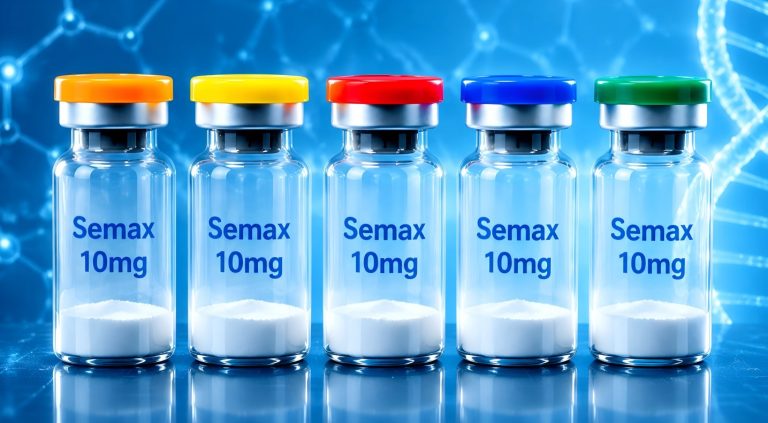 Semax acth-derived heptapeptide in laboratory research packaging