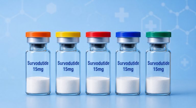 Survodutide dual glp-1/glucagon receptor agonist peptide in laboratory research packaging